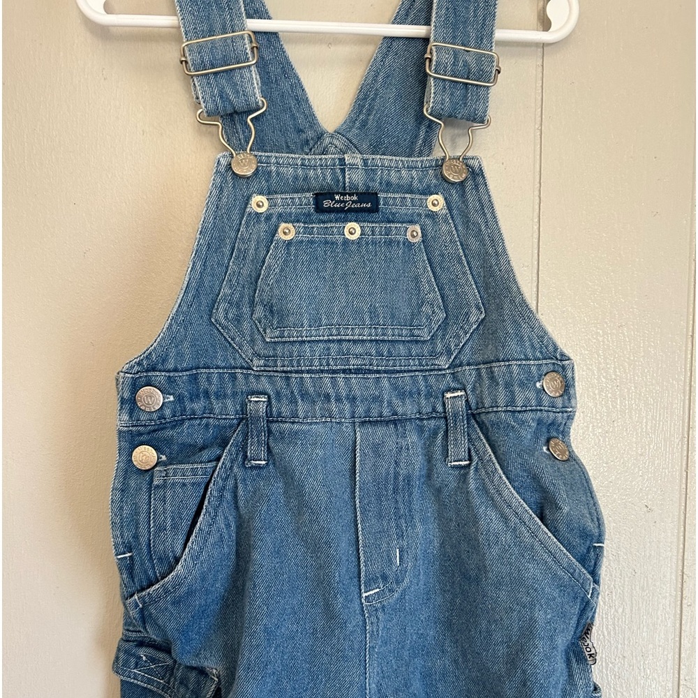 Vintage 90’s Deadstock Reebok Jumper, Jean Denim Overalls